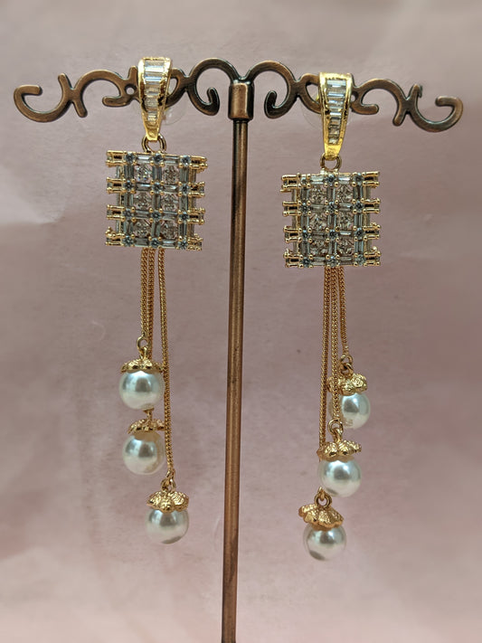 Pearl Cascade Earrings