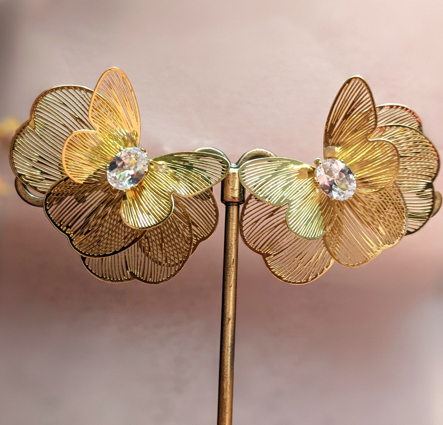 Golden Flutter Bloom