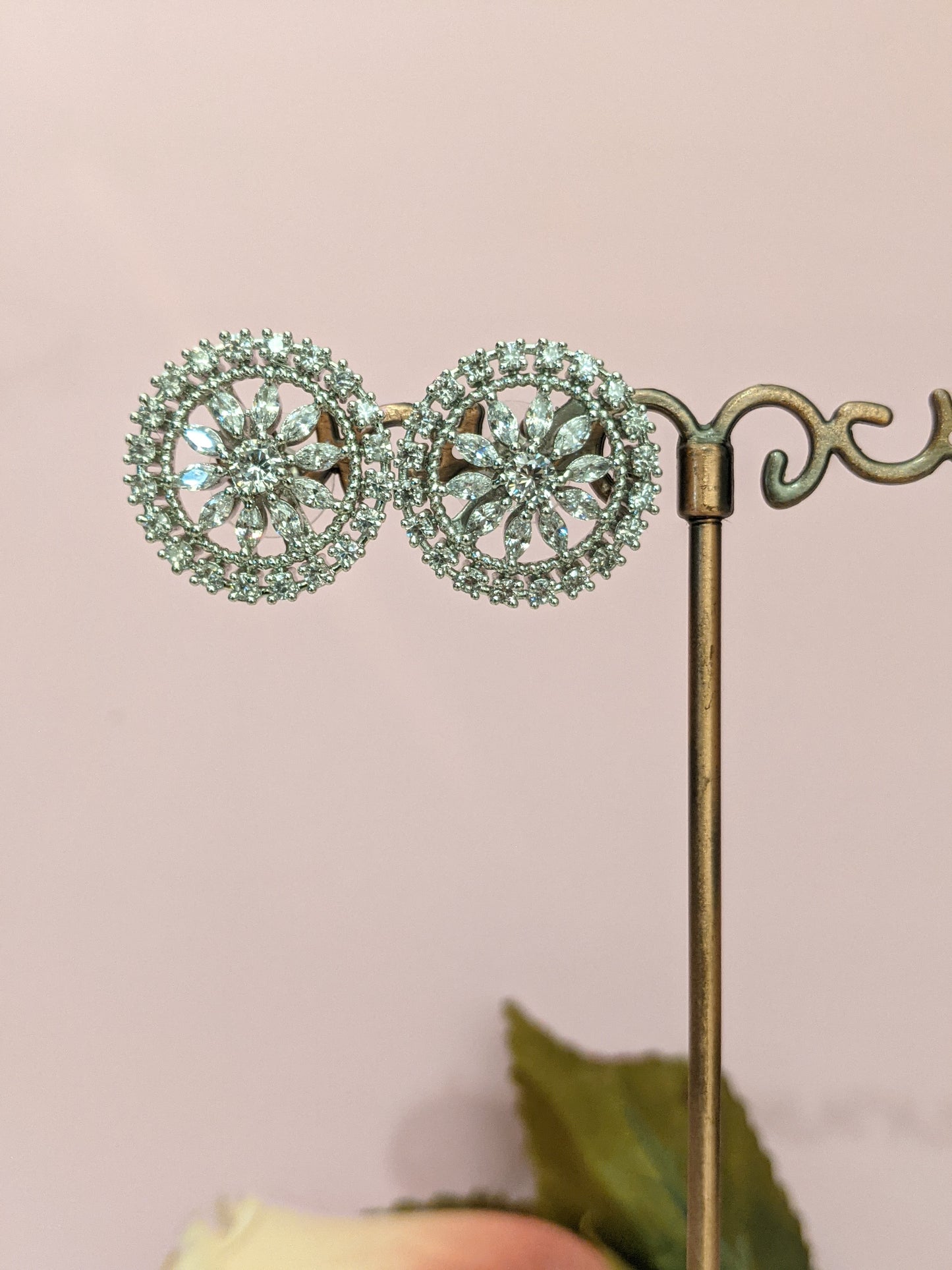 Sparkling Bloom Studs