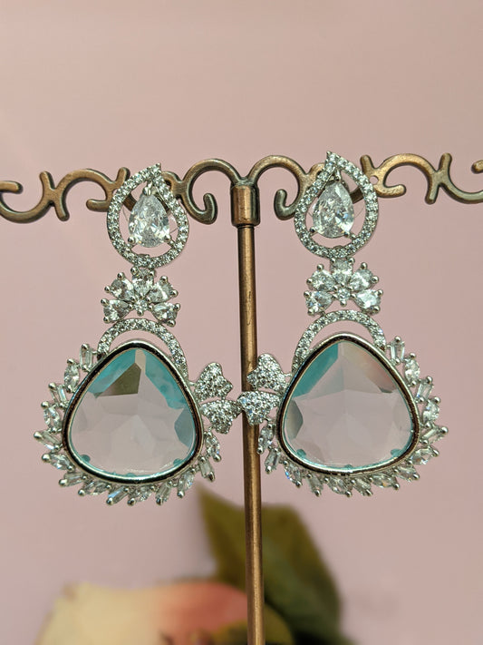 Crystal Teardrop Dangler