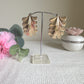 Gilded Fan Drop Earrings