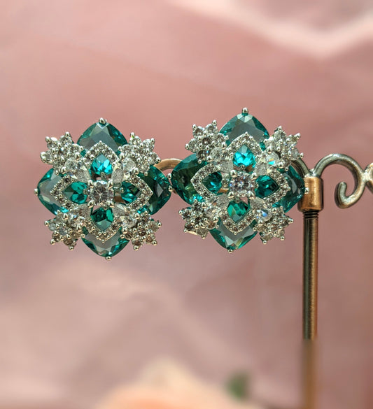 Stylish Aqua Blue Studs