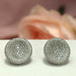 White Button Studs