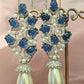 Blue Leaf Earring