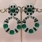 Regal Noir Hoop Earrings