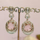 Rose Glow Statement Earrings