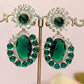 Stylish Green Dangler Earrings