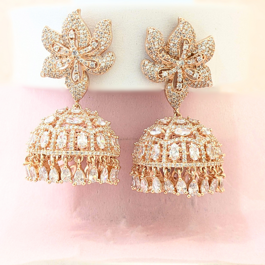 Flower Jhumkas