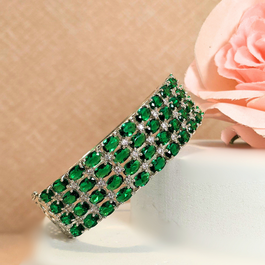 Green Statement Bracelet