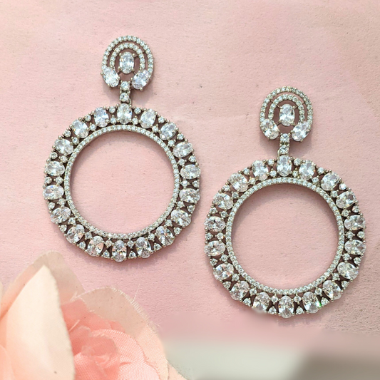 Cocktail Circle Earrings