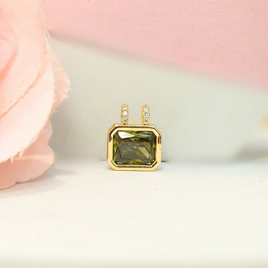 SeaGreen Solitaire Pendant